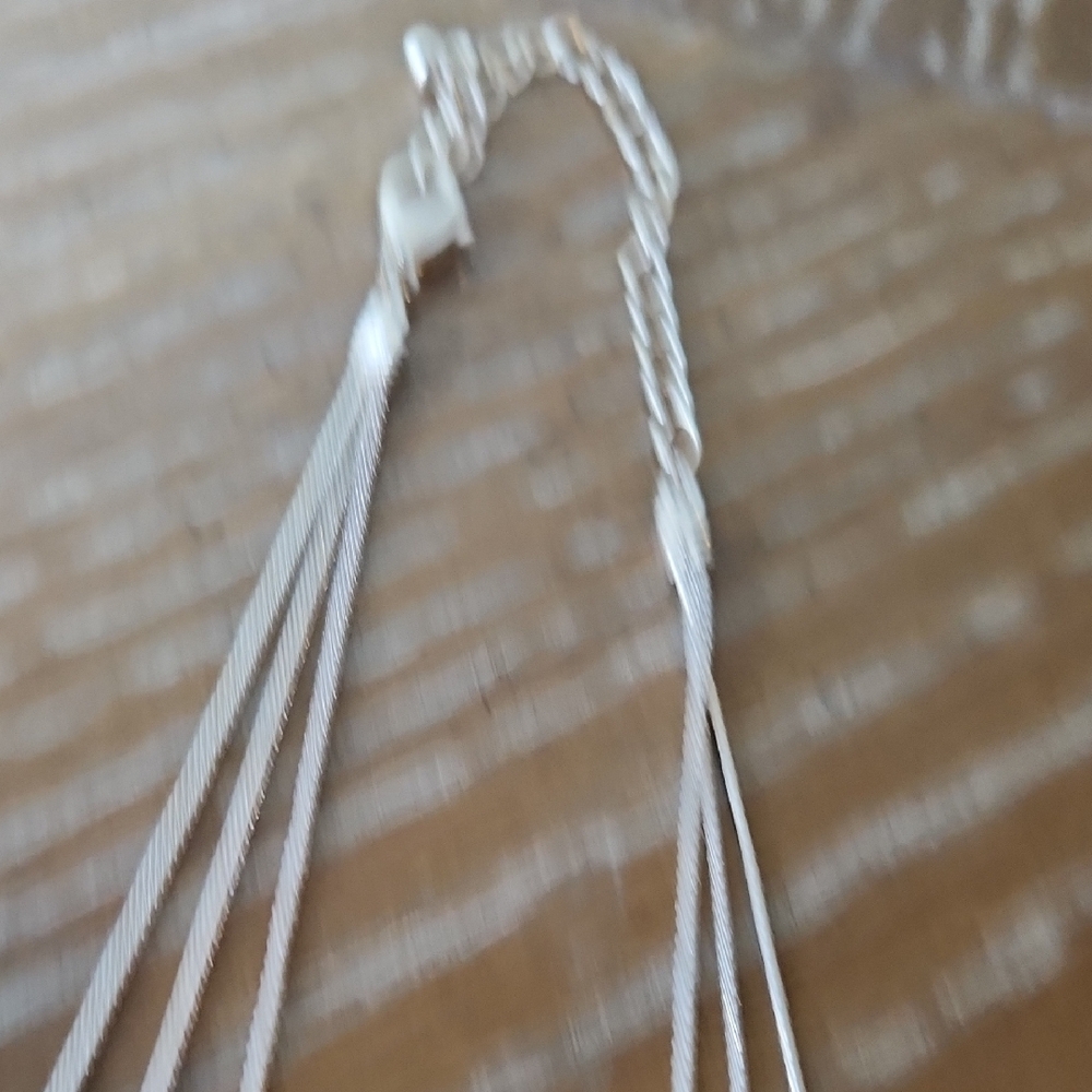 Black Bead Multi-Layer Necklace - image 4